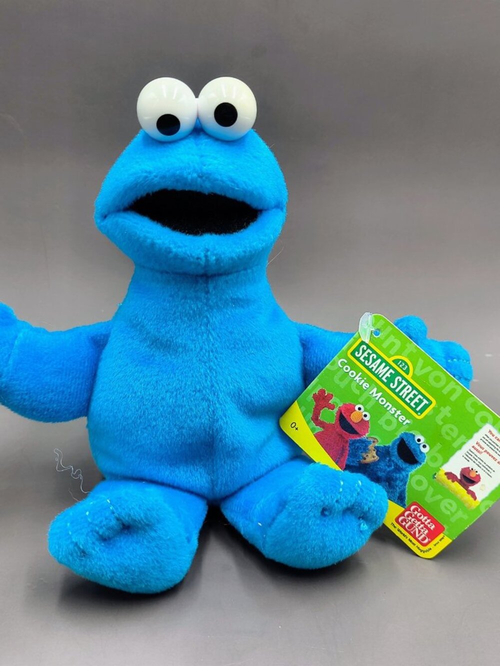 Gund Sesame Street Cookie Monster Mini Plush Beanbag 6" Stuffed Animal NWT